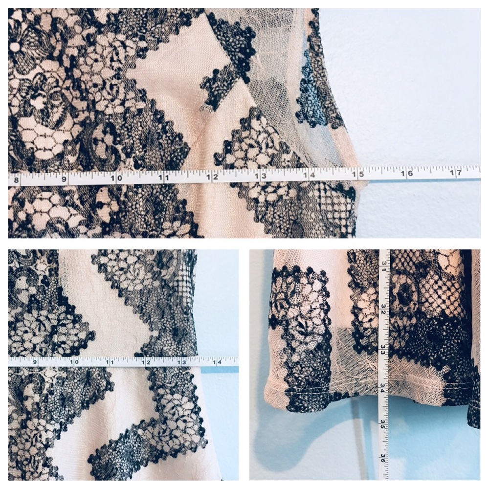 Beautiful Black & White Lace Dress by Love & 🔥 - Picture 7 of 8